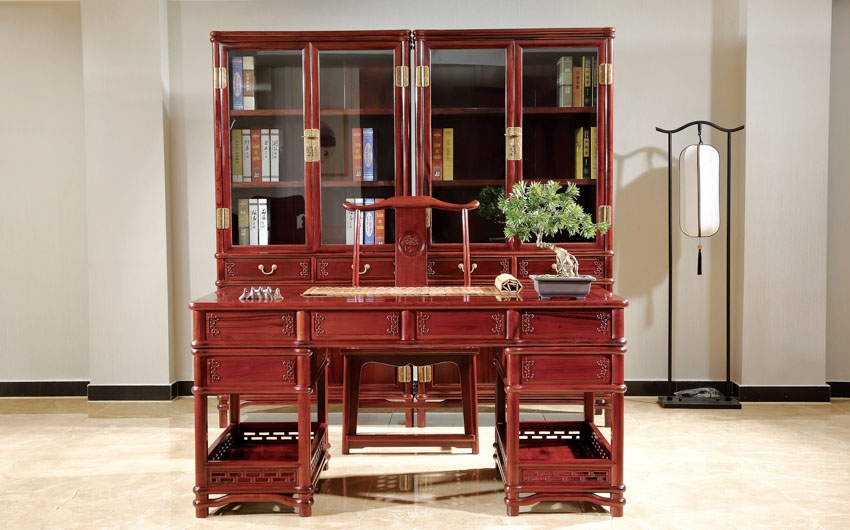 明式书桌书橱