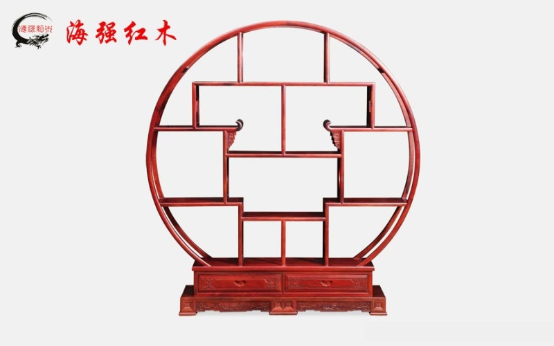 圆形多宝阁，博古架